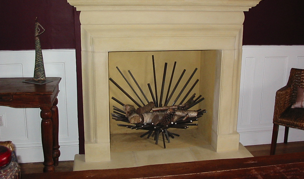 contemporary fire basket